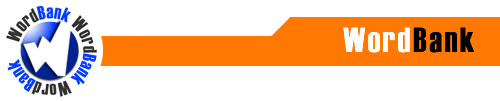 Word Bank logo, follow this link to learn more