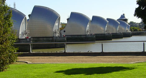 Image of the Thames Barrier