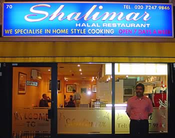 Image of the Shalimar Restaurant eateries